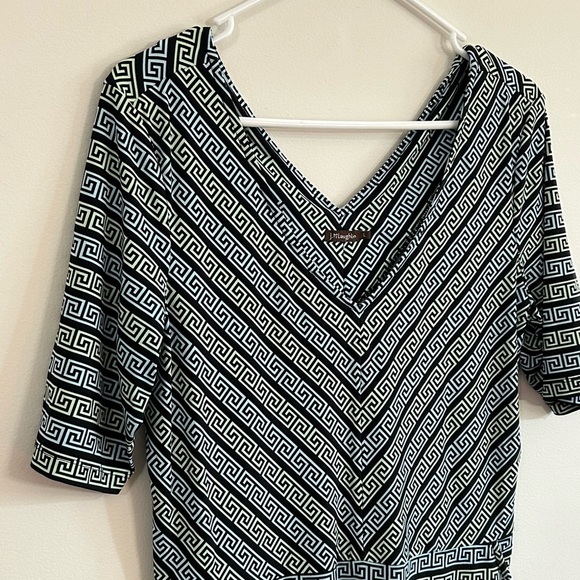 J. McLaughlin Wmns L Grecian Link Sheath Dress Signature Catalina Cloth Stretch - Picture 3 of 13